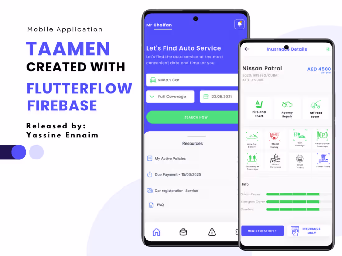 Cover image for TAAMEN: UAE Car Insurance Marketplace & Mobile App Development