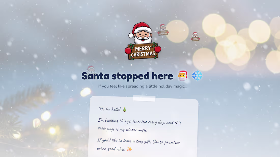 Cover image for Welcome to a tiny winter corner of the internet. This is a c...