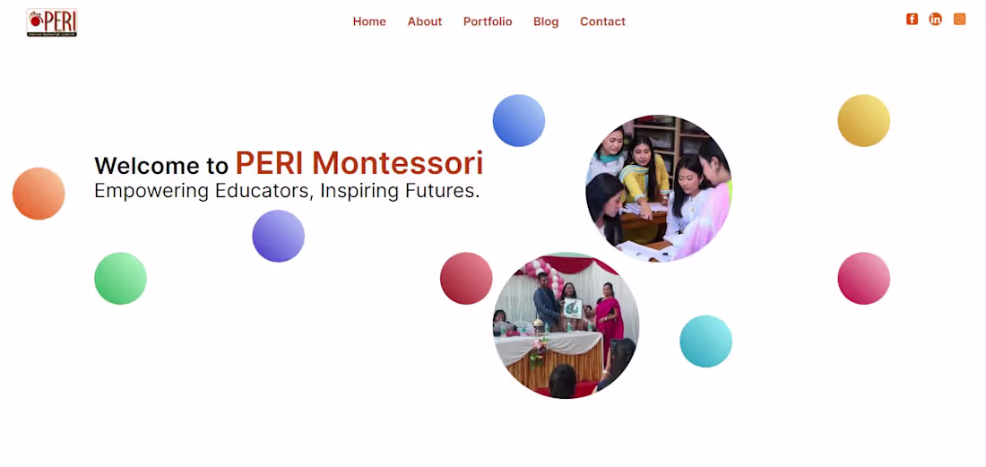 Cover image for Peri Montessorie Dibrugarh | Full Stack Development