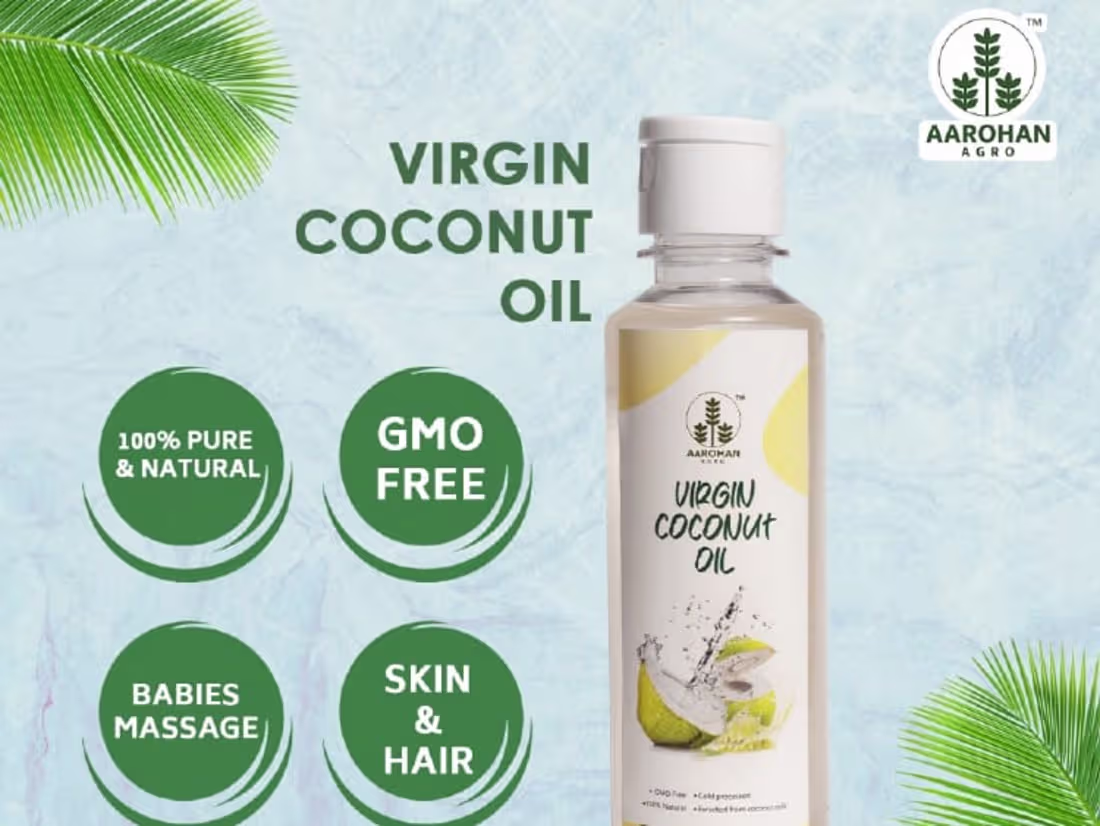 Cover image for Social Media Post for an organic oil company