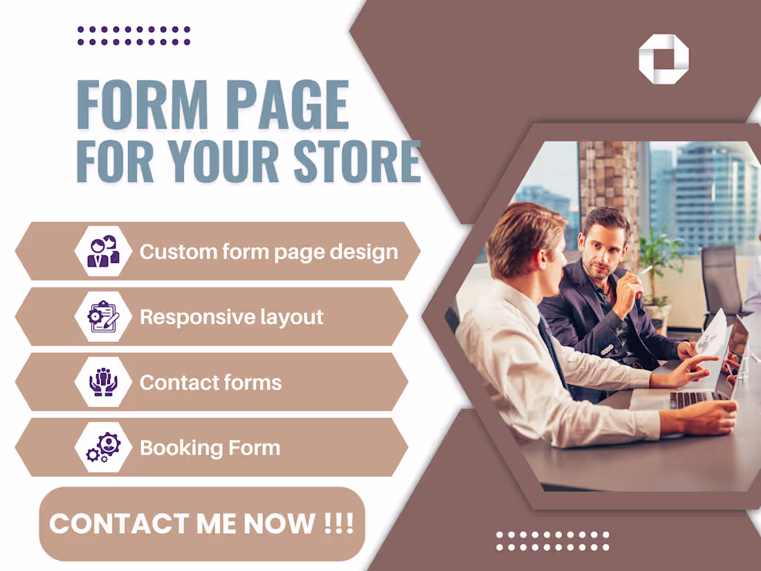 Cover image for I will design a modern, responsive form page for your website