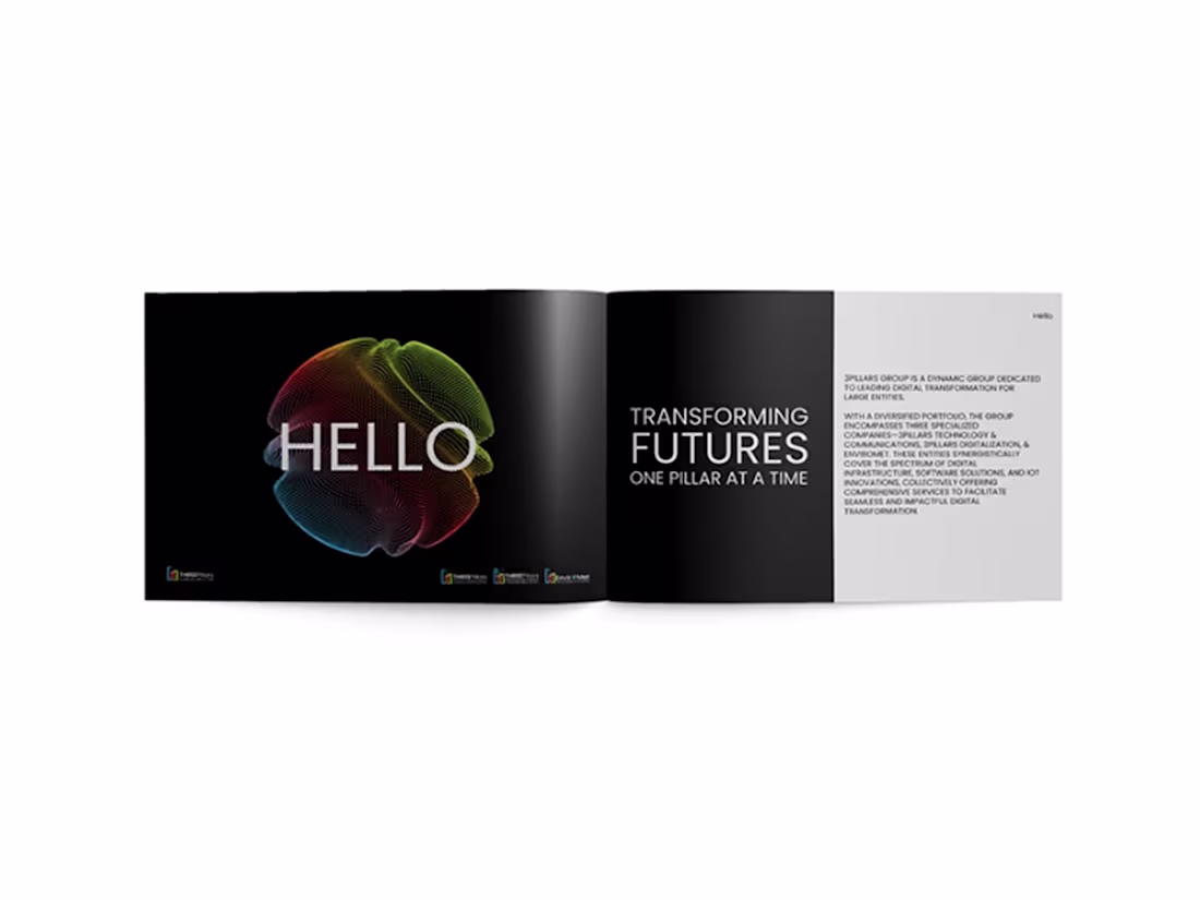 Cover image for Just completed a full brand identity for Three Pillars Group...