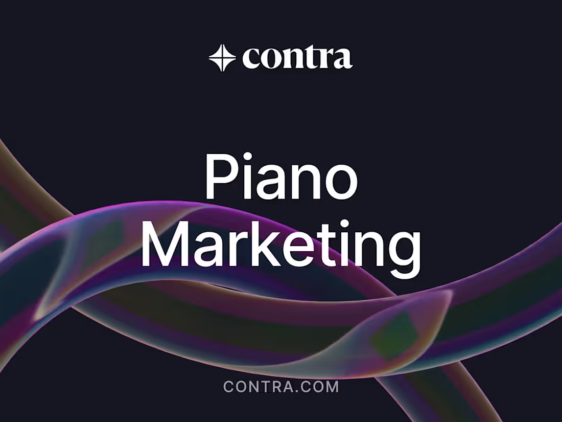 Cover image for Piano Marketing