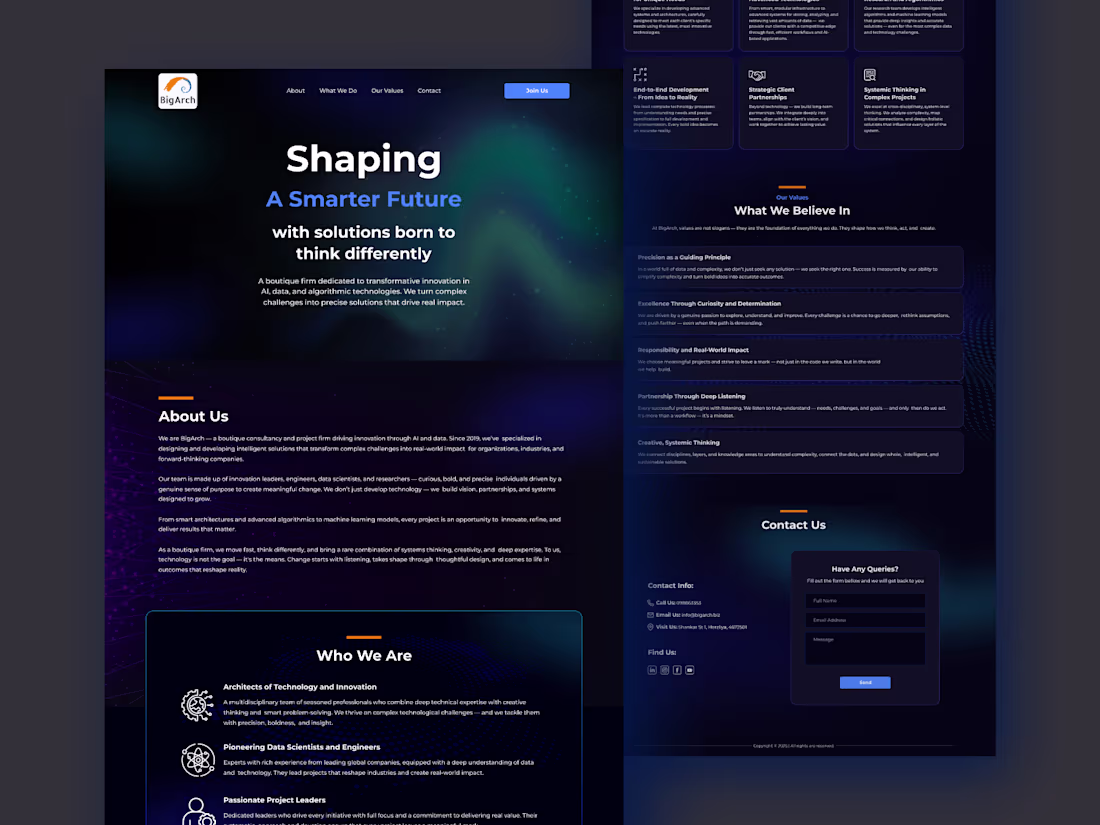 Cover image for BigArch Website Redesign