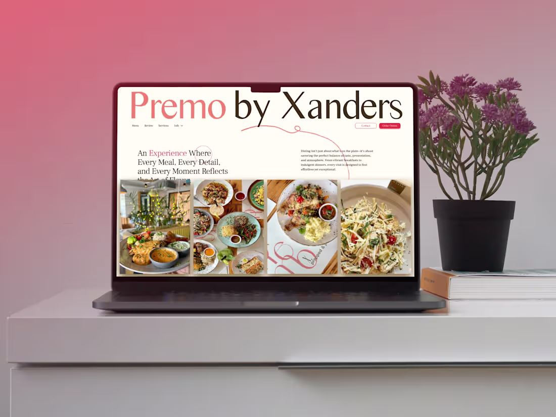 Cover image for Built this website for a premium café that already had a str...