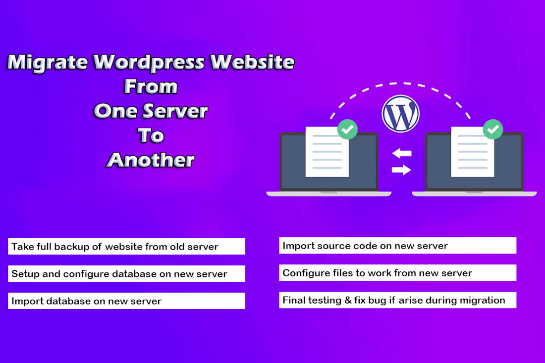 Cover image for Migrate Wordpress website from one server to another