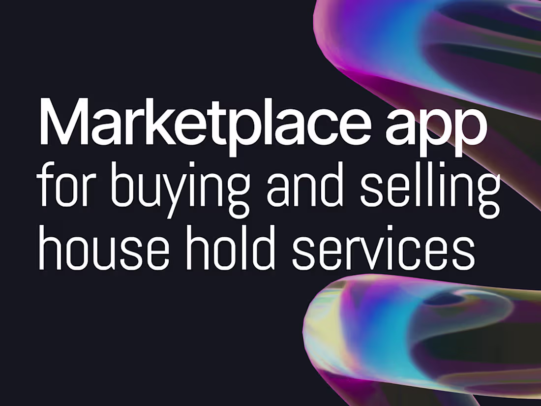 Cover image for House cleaning marketplace app