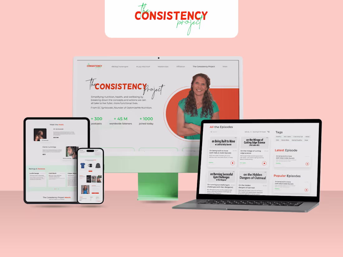 Cover image for Website Redesign for Popular Online Influencer