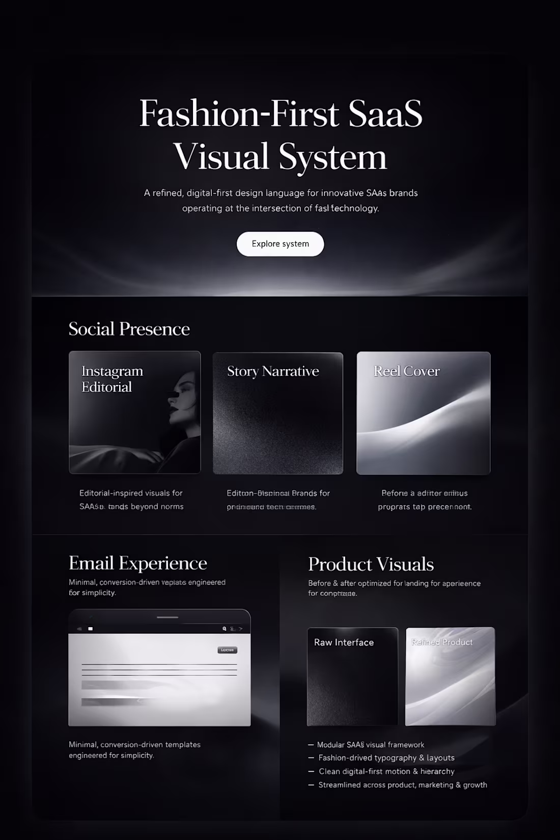 Cover image for This project explores a fashion-forward visual system design...