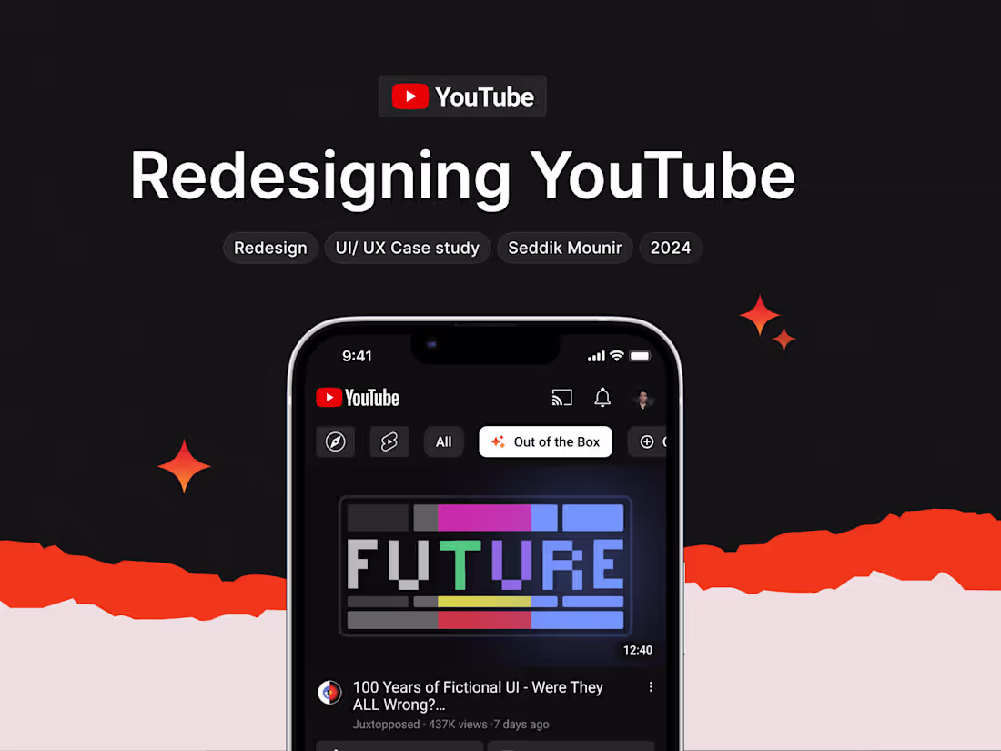 Cover image for Redesigning YouTube: Enhancing User Experience and Content Disco