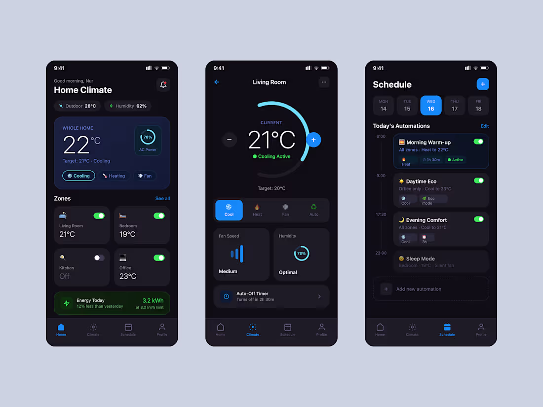 Cover image for Smart home app design