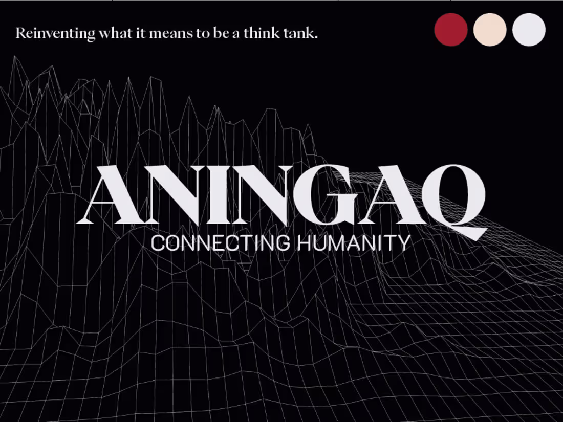 Cover image for ANINGAQ — Building a Digital Think Tank
