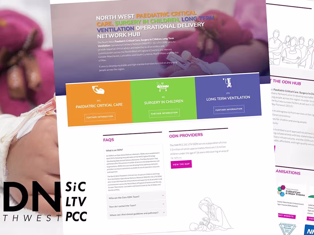 Cover image for NHS ODN North West Information Hub