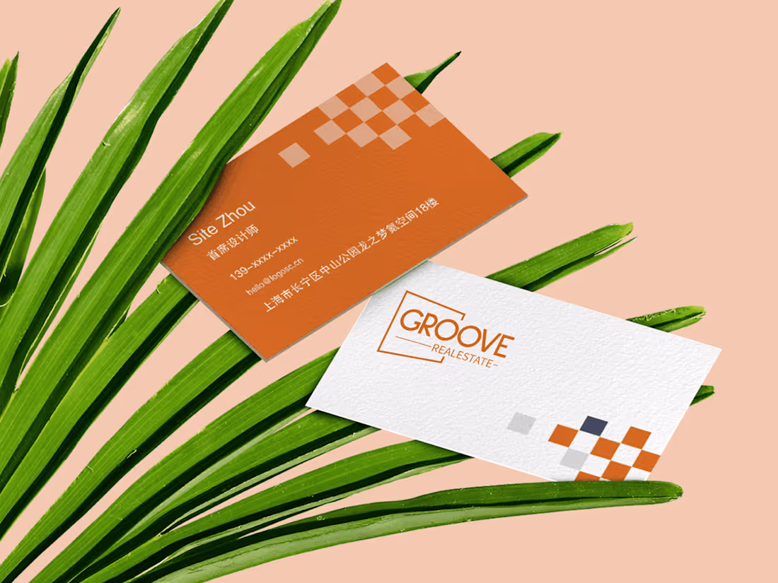 Cover image for Groove - Real-e-state Logo Design and Branding Process :: Behan…