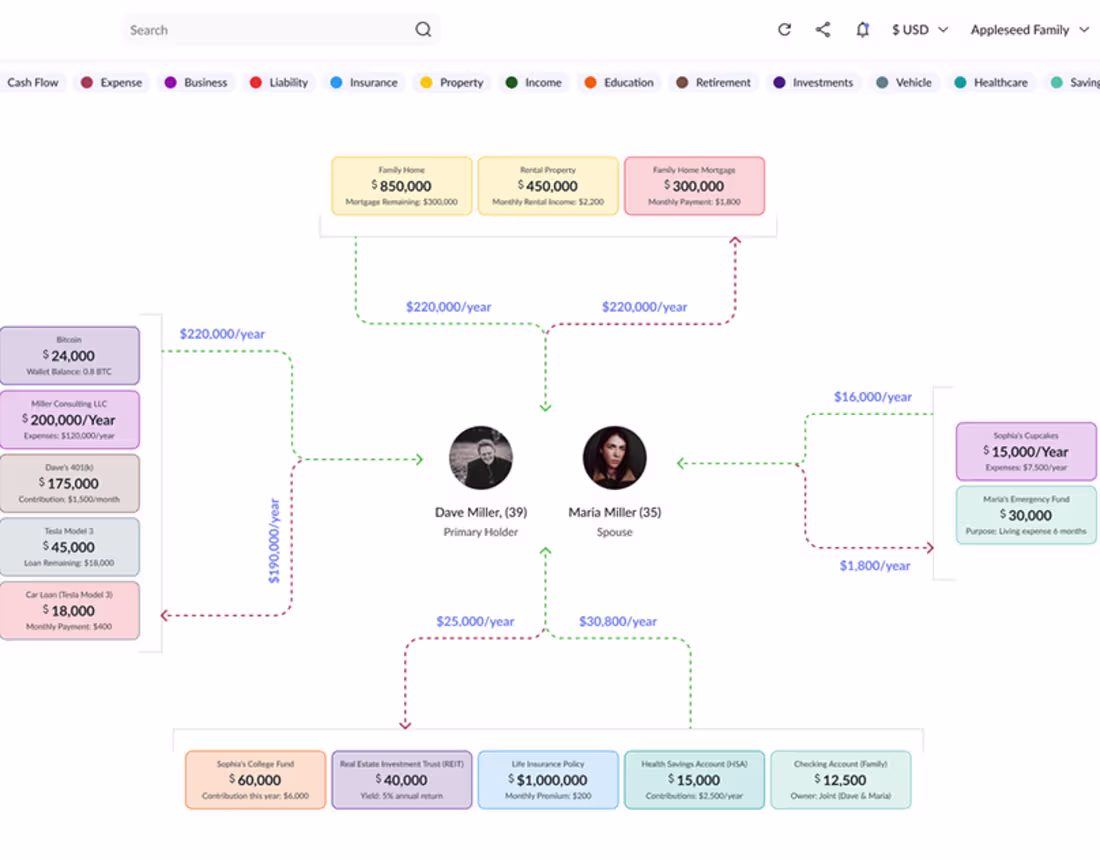 Cover image for RAAVA Financial Management Dashboard :: Behance