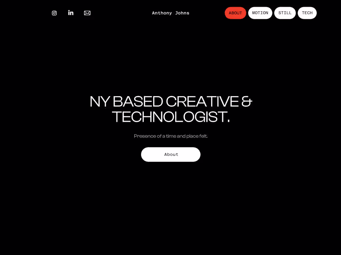 Cover image for https://www.anthonyjohns.info/ Web Design