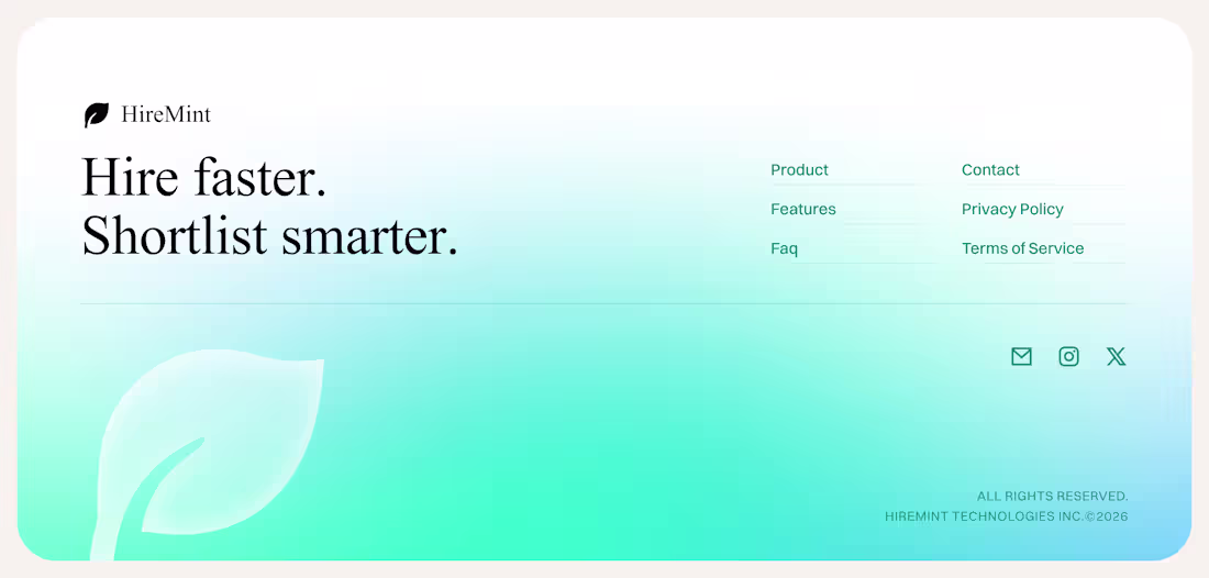 Cover image for Footer design exploration for an upcoming project☘️