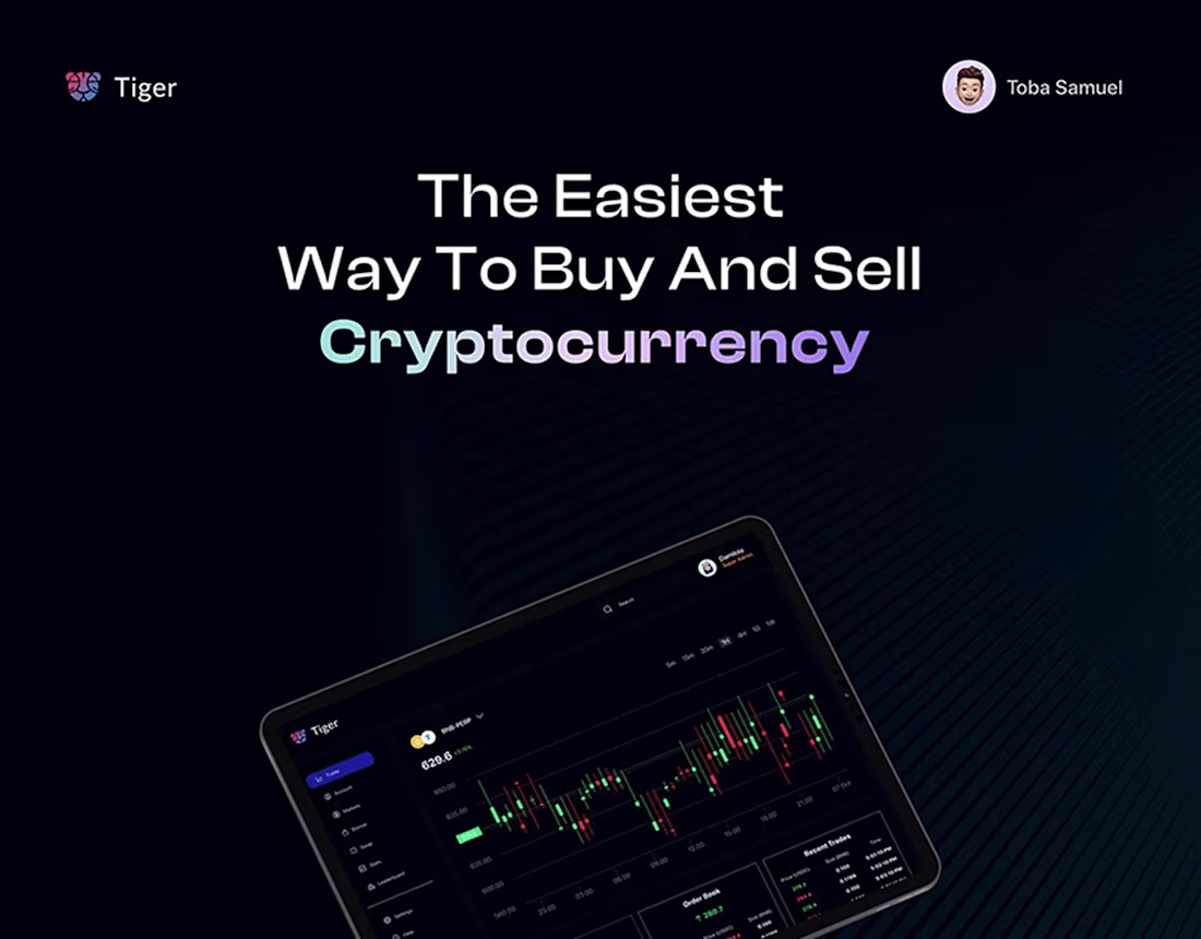 Cover image for Tiger - CRYPTOCURRENCY TRADING WEB APP