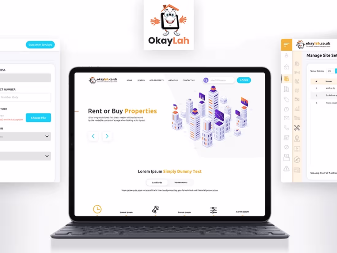 Cover image for OkayLah | Property Management Web Portal