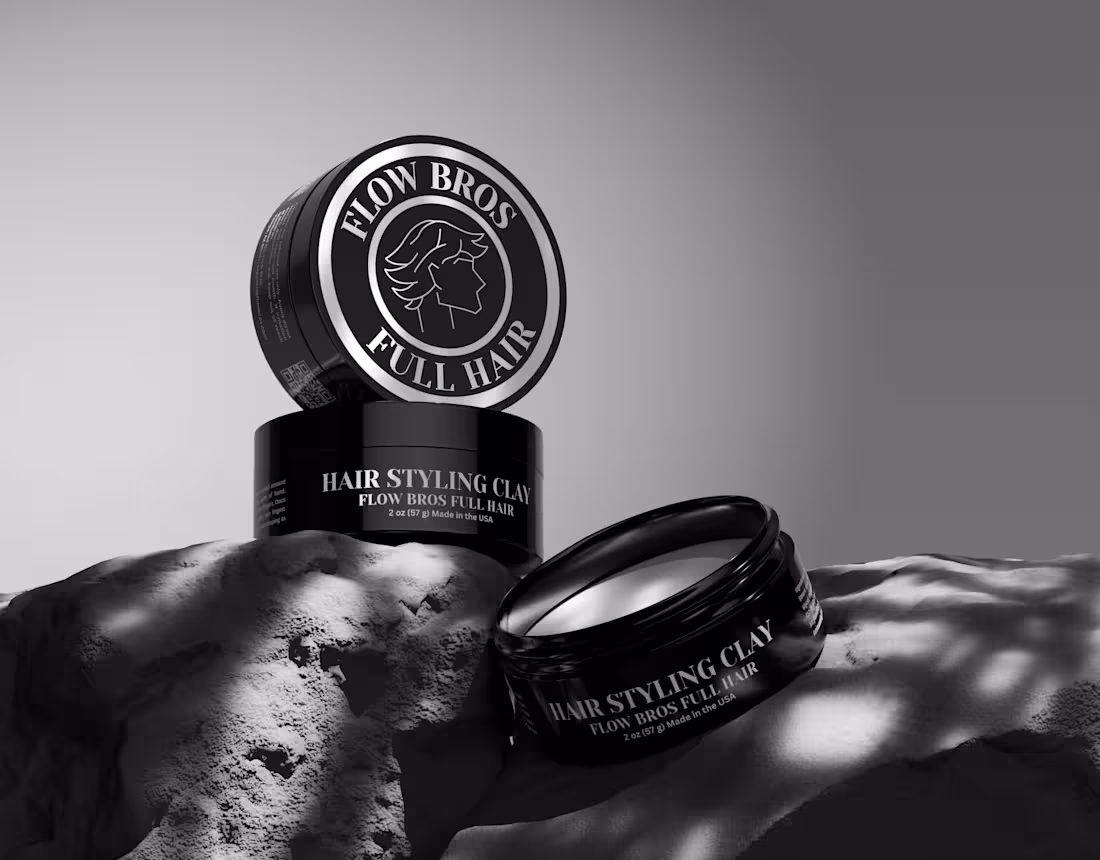 Cover image for Flow Bros - 3D Hair Product Renders