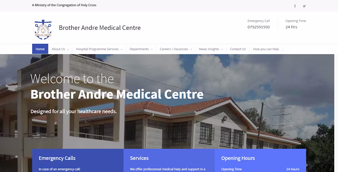 Cover image for Brother Andre Medical Centre
