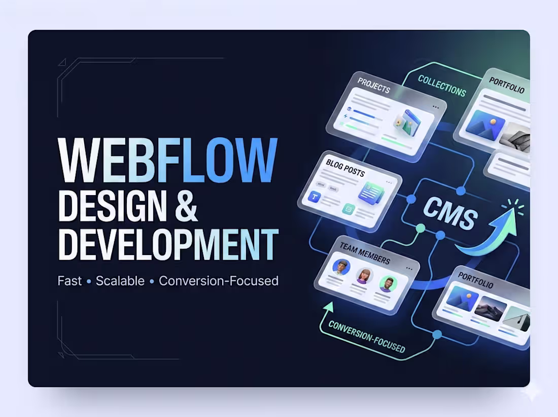 Cover image for Webflow Website Design & Development