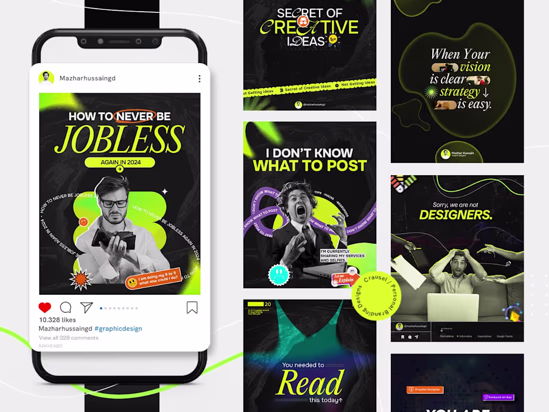 Cover image for I will Design Scroll Stopper carousel posts for your LinkedIn