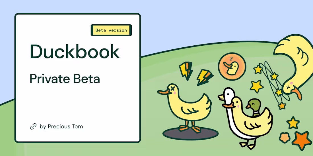 Cover image for Designing DuckBook –– An Account SaaS Solution