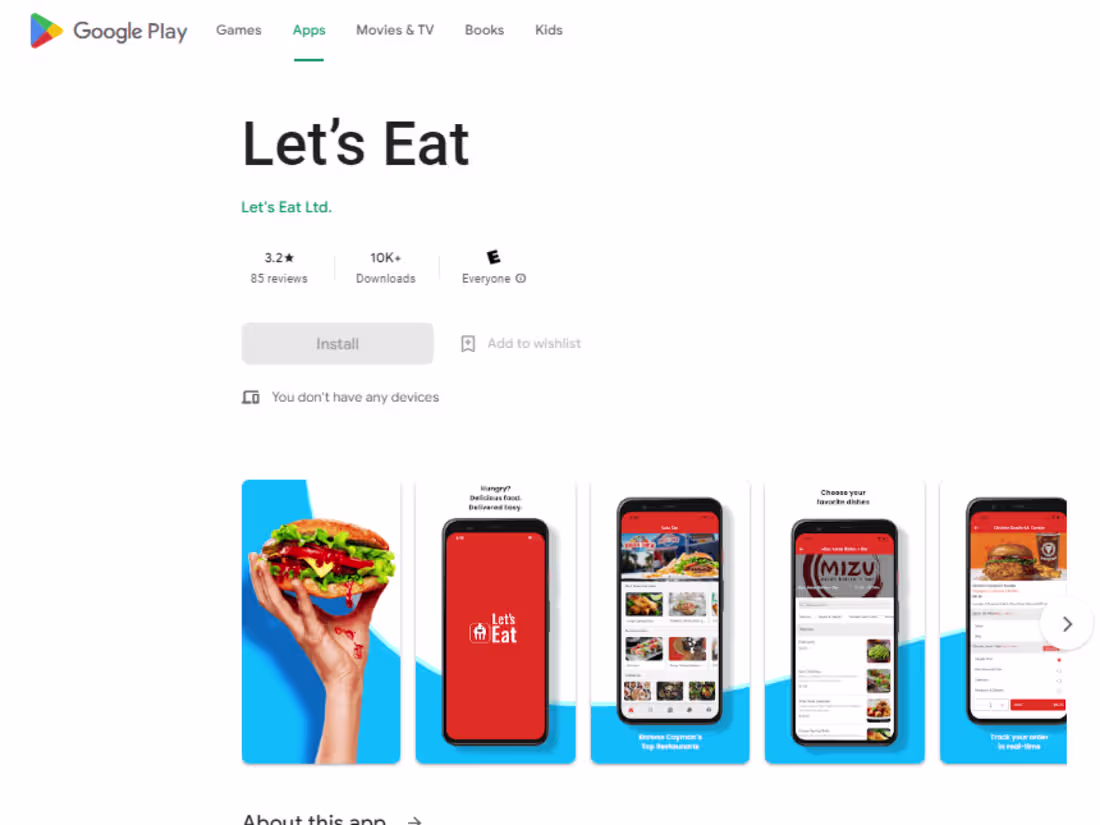 Cover image for Let’s Eat - Apps on Google Play