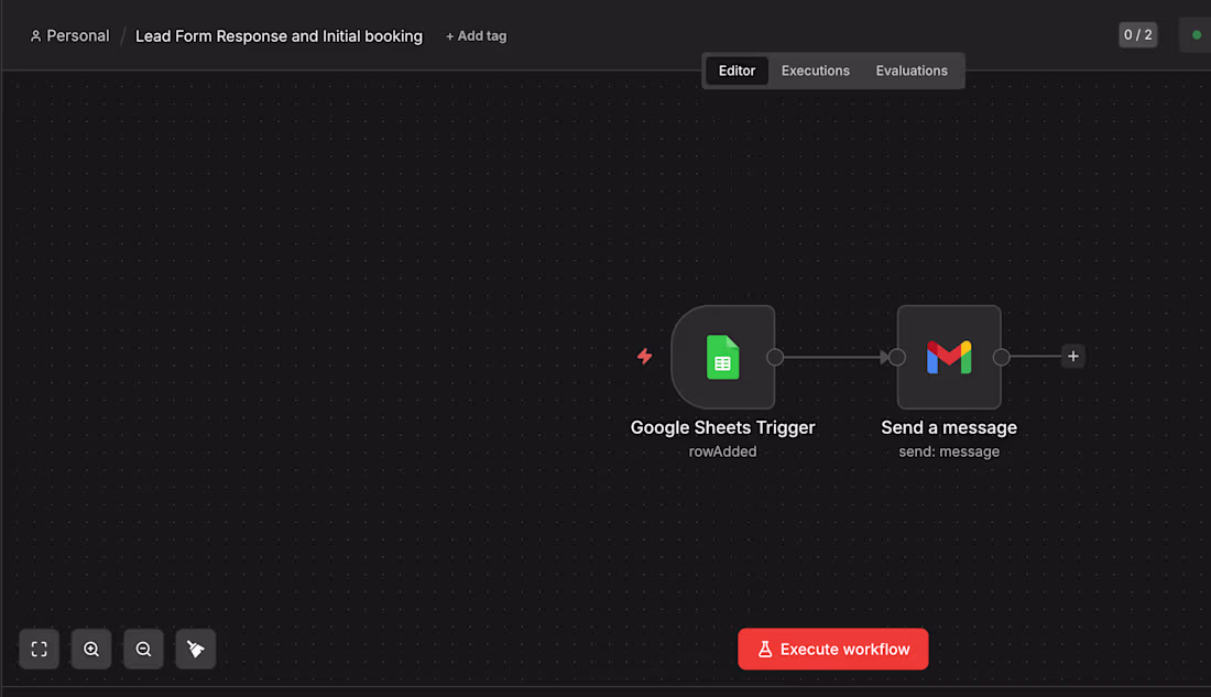 Cover image for n8n: Lead Form Response &