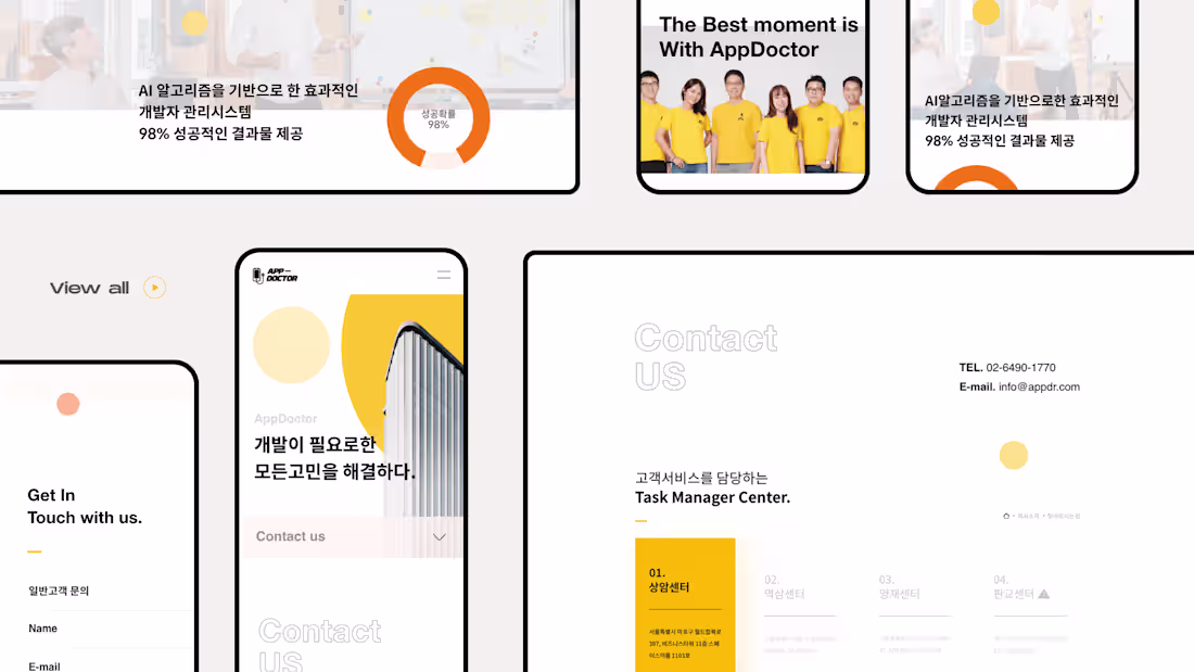 Cover image for Landing Page - Developer Matching Platform