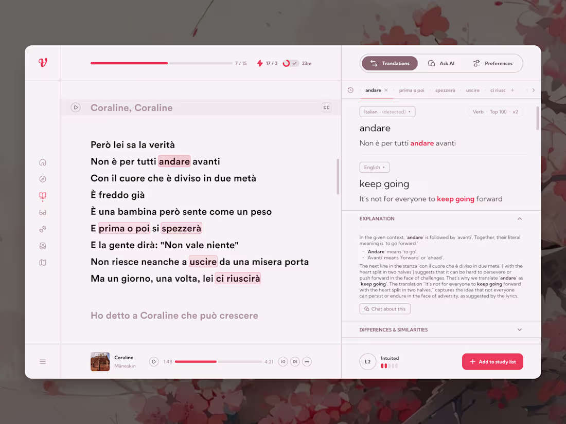 Cover image for Verse: Sing Your Way to Language Fluency