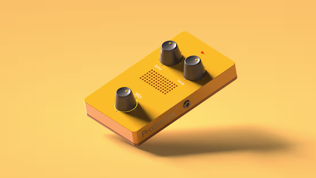 Cover image for Echo guitar pedal - Made in Womp3D