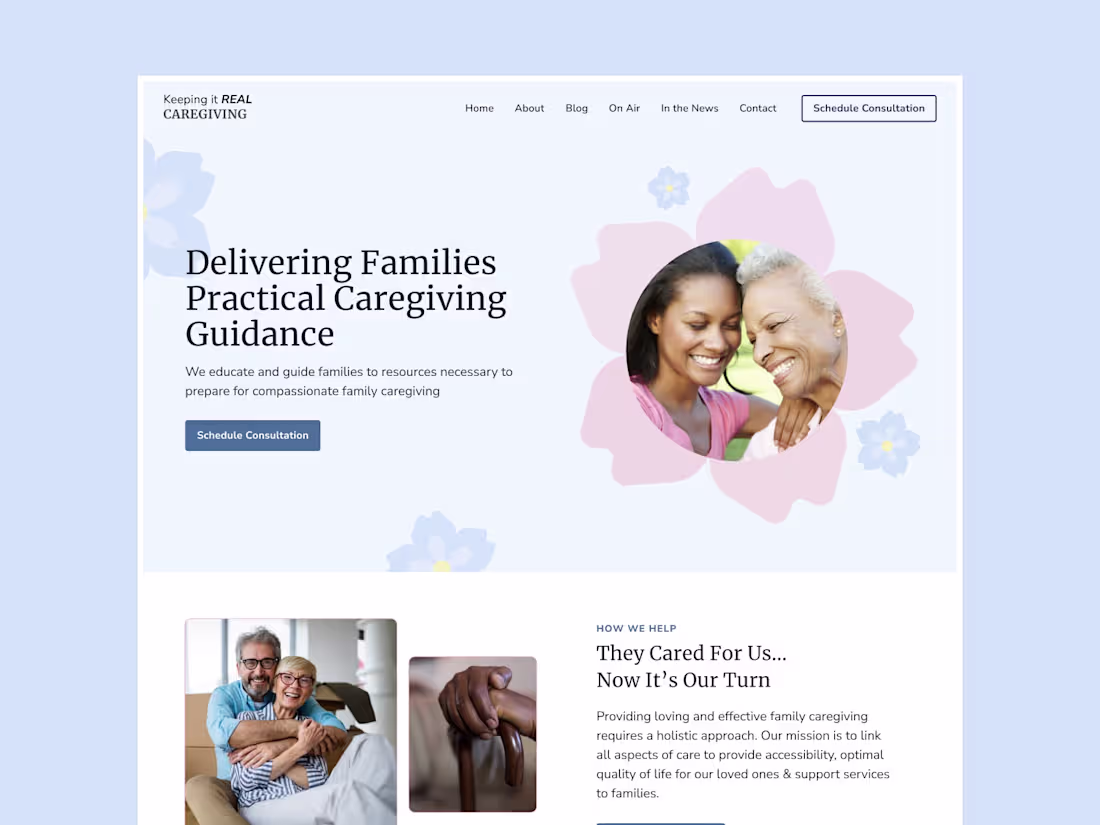 Cover image for Keeping it Real Caregiving