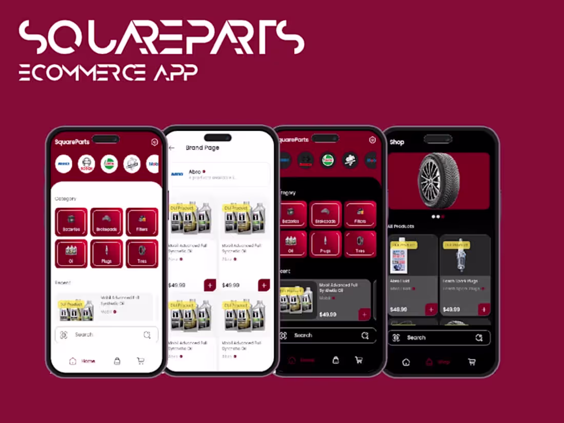 Cover image for GitHub - ahmvddddd/SquareParts: Auto parts ecommerce Clean flut…