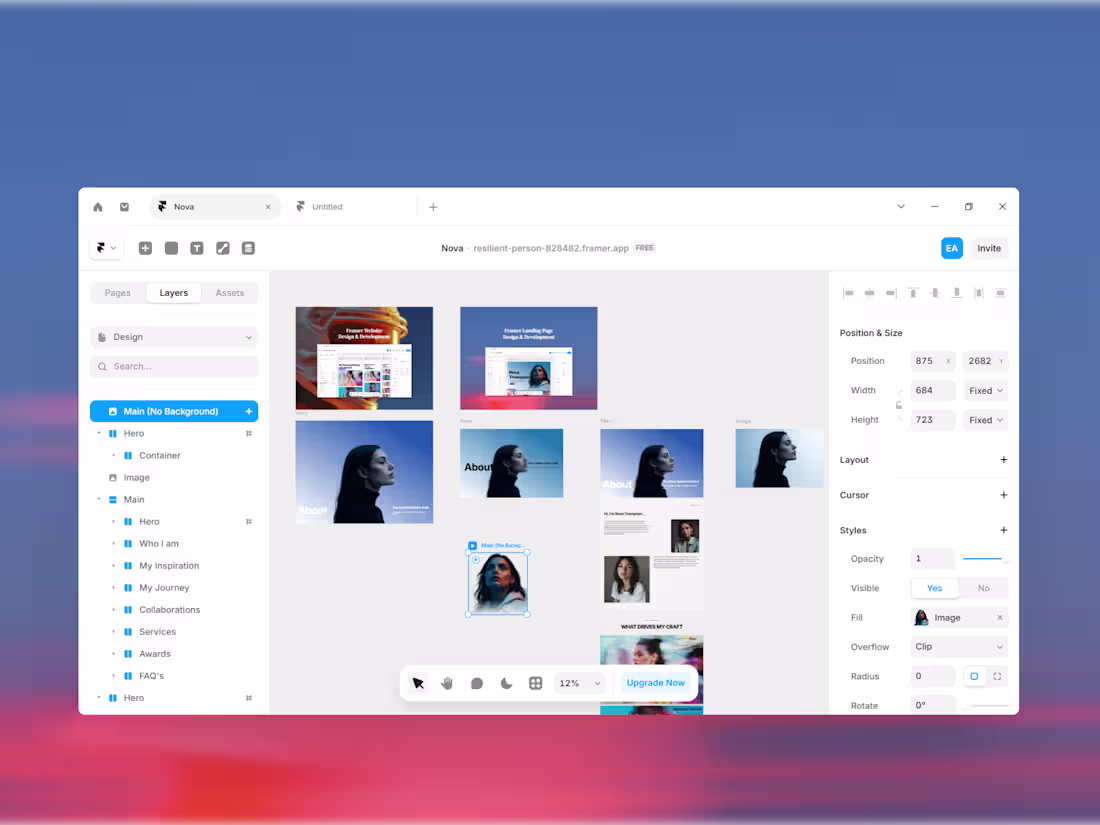 Cover image for Exploring design pages today. Trying to cook a hero for my a...