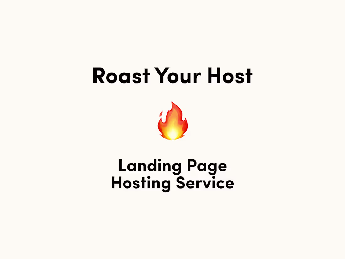 Cover image for Landing Page Quick Roast