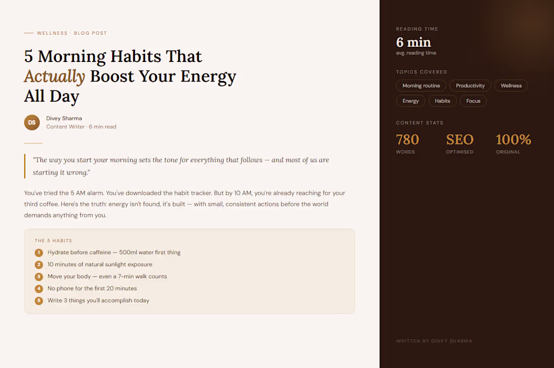 Cover image for A long-form blog post written