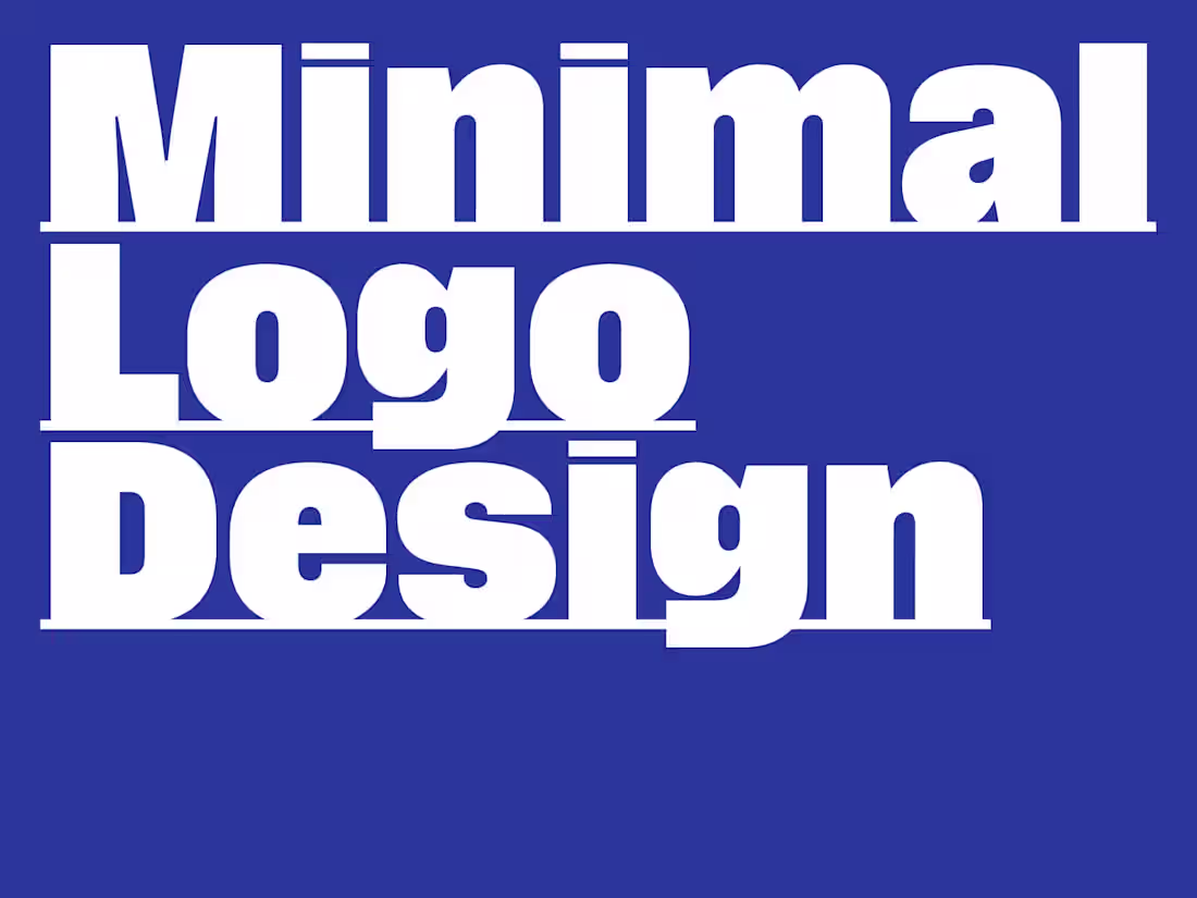 Cover image for Minimalist Logo Design