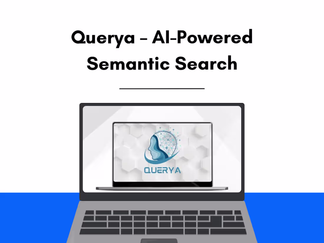 Cover image for Querya – AI-Powered Semantic Search