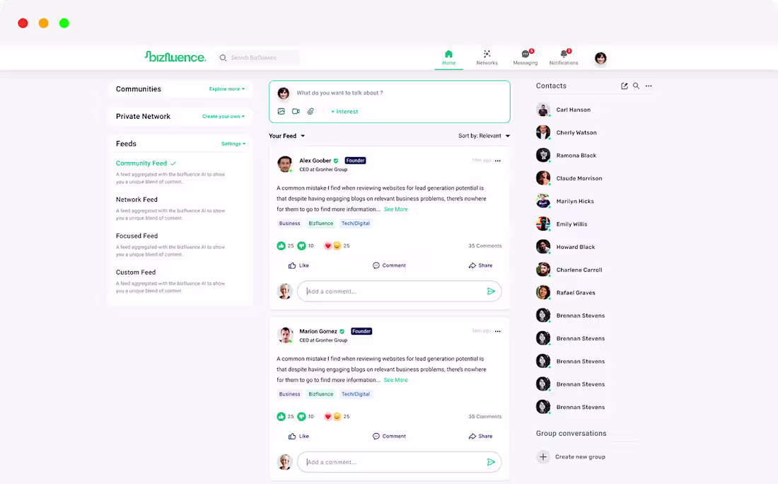 Cover image for Bizfluence - Backend for Social Network