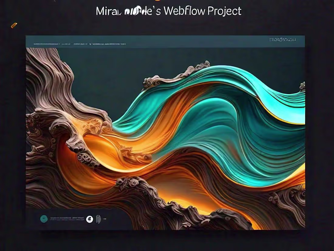Cover image for Flowing Perfection: Miracle's Webflow Project