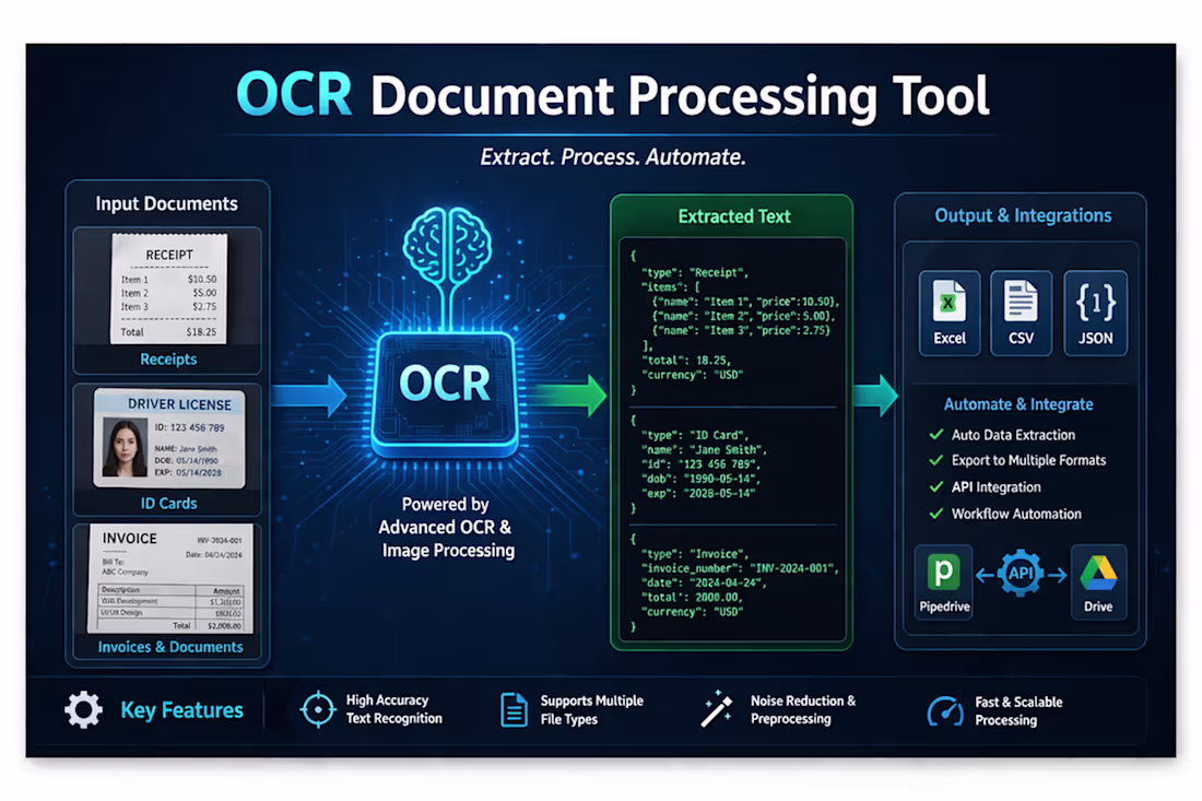 Cover image for Developed an AI-powered Optical Chracter