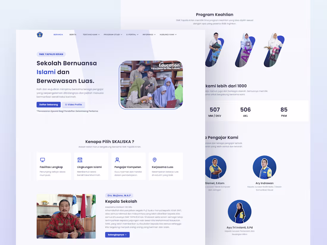 Cover image for School Management System Development for SMK Yapalis Krian