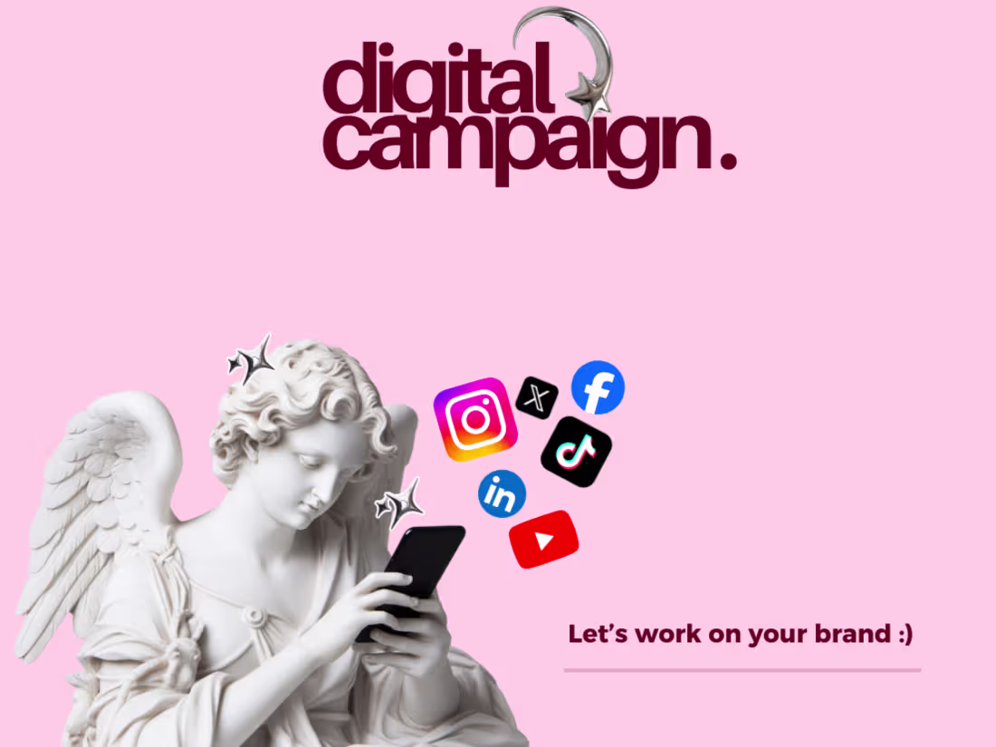 Cover image for Me? Going full on a social media digital campaign because we...