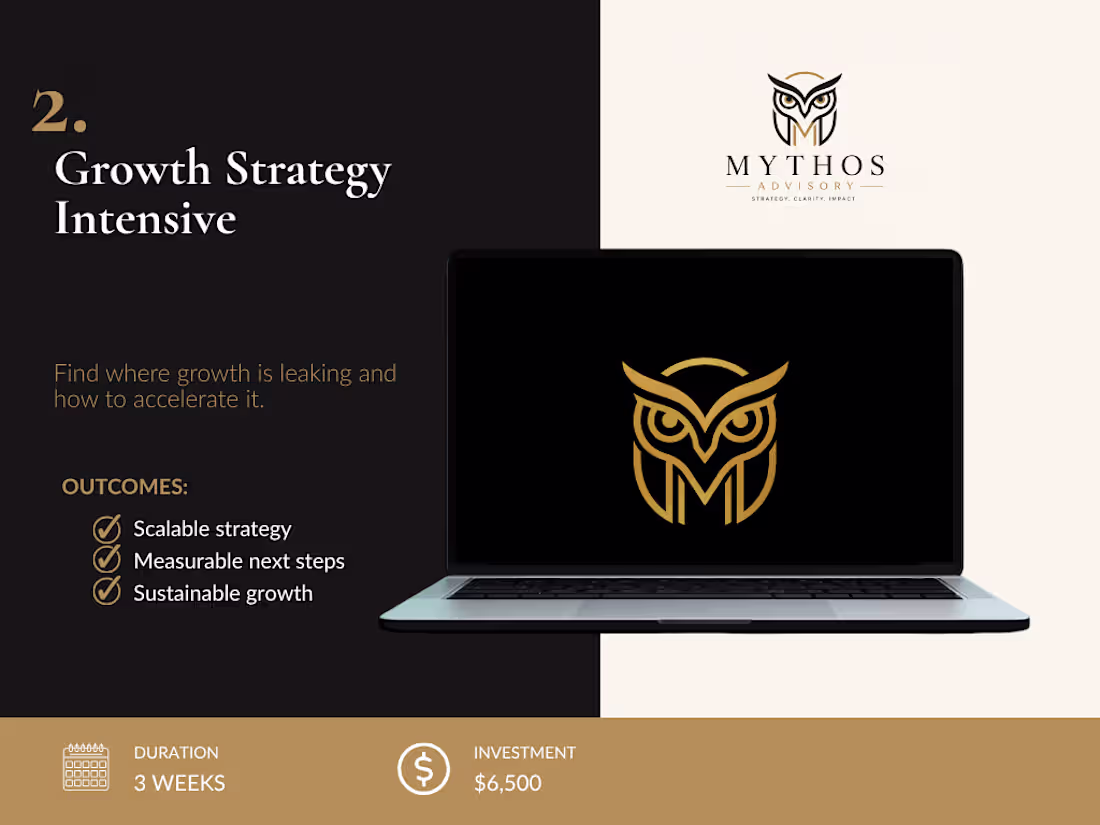 Cover image for Growth Strategy Intensive