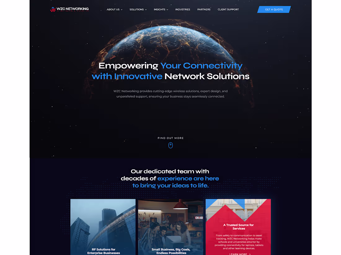 Cover image for UI Design For WZC Networking