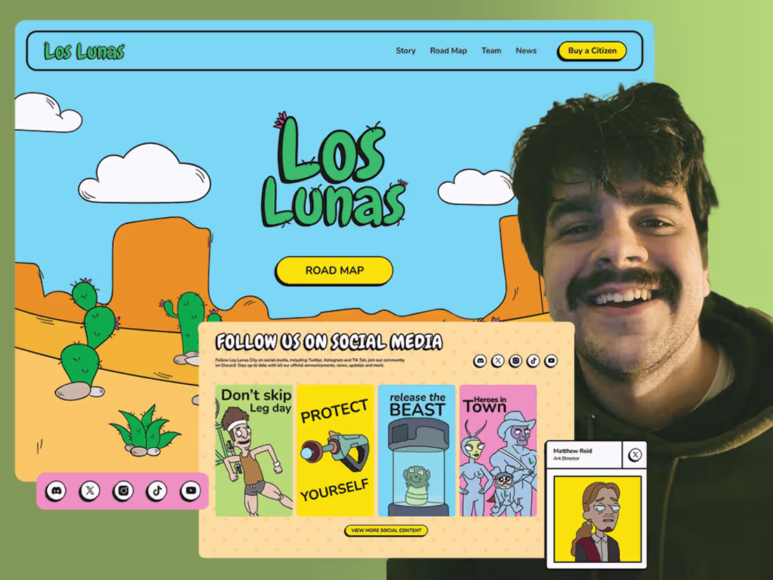 Cover image for UI UX Design | Landing Page | NFT Game