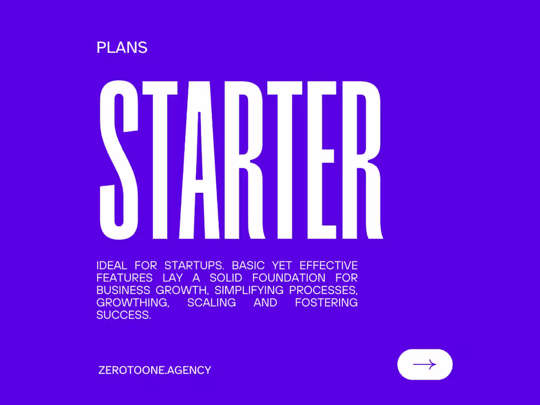 Cover image for Starter Plan