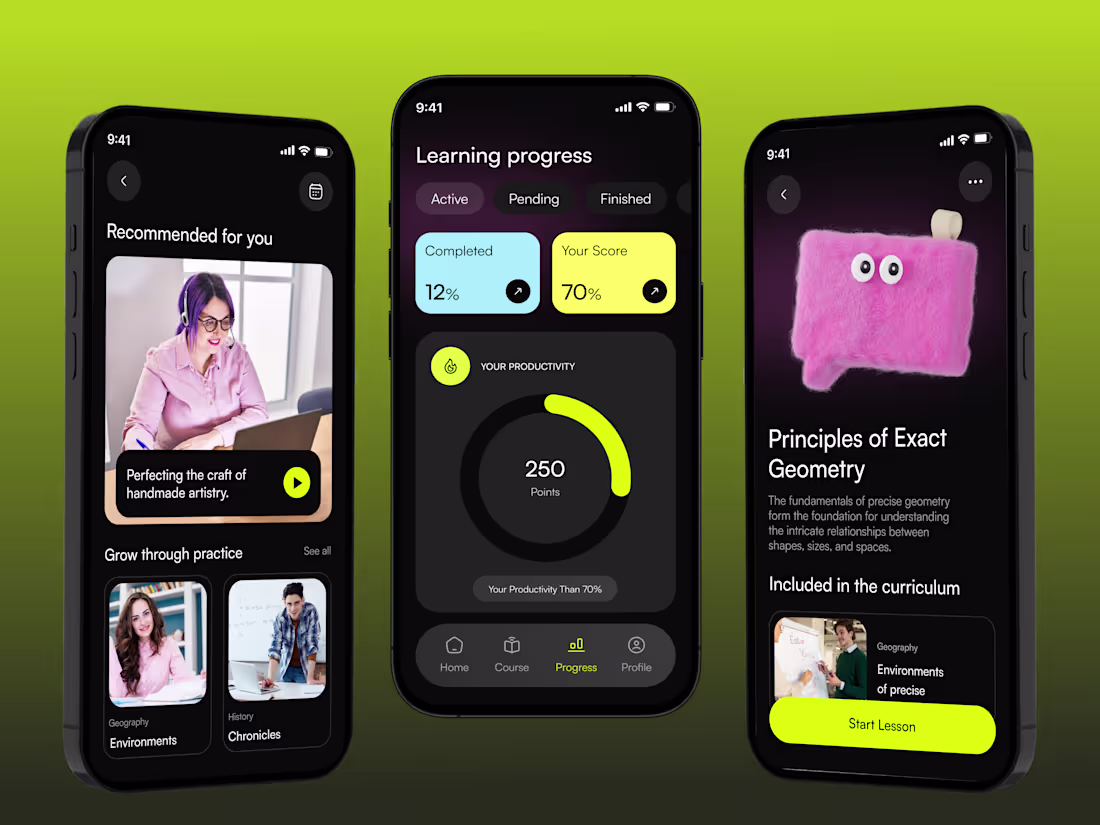 Cover image for AI English Learning Mobile App